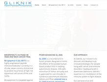 Tablet Screenshot of gliknik.com